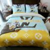 Best Louis Vuitton Grey and Stripes Bedding Set Best Louis Vuitton Grey and Stripes Bedding Set