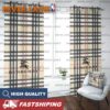 Best Gucci Mickey With Vintage Web In Black Background Window Curtain