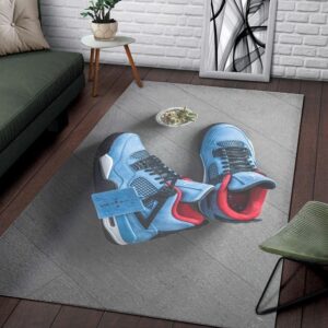 Cactus Jack Air Jordan Sneaker Rug Home Decor