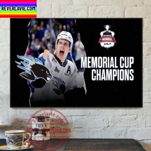 Canadian Hockey League CHL Saint John Sea Dogs Champs Are 2022 Memorial Cup Champions Home Decor Poster Canvas