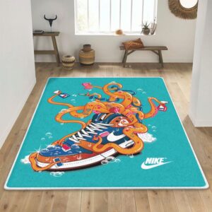 Change The Thought Sneaker Rug Home Decor