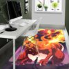 Charizard Pokemon with Pokeball Rug Home Decor