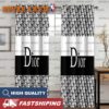 Burberry Signature Logo With Signature Plaid Premium Window Curtain Burberry Signature Logo With Signature Plaid Premium Window Curtain