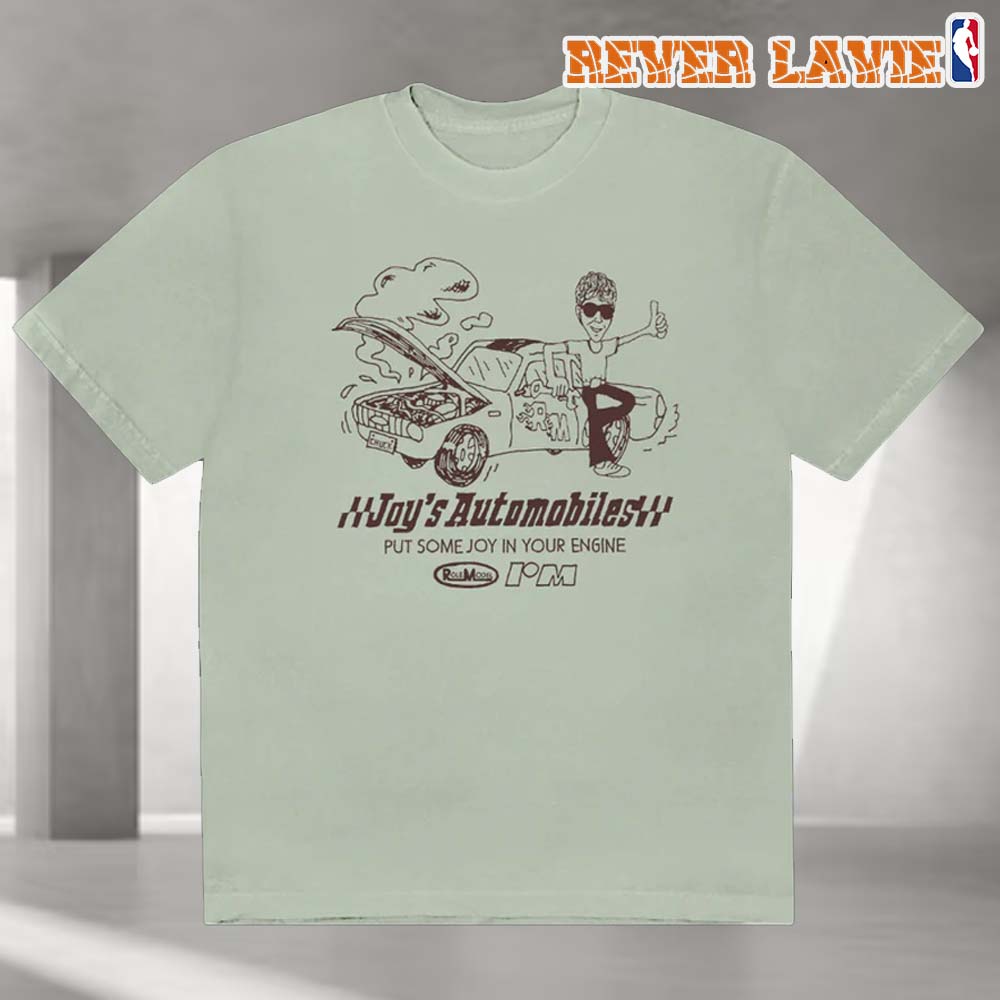 Chuck Timely & The Hourglass Joy's Automobiles Tee Chuck Timely & The Hourglass Joy's Automobiles Tee