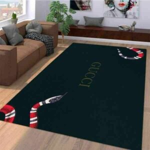 Classic Gucci Snake Gucci Area Rug Home Decor