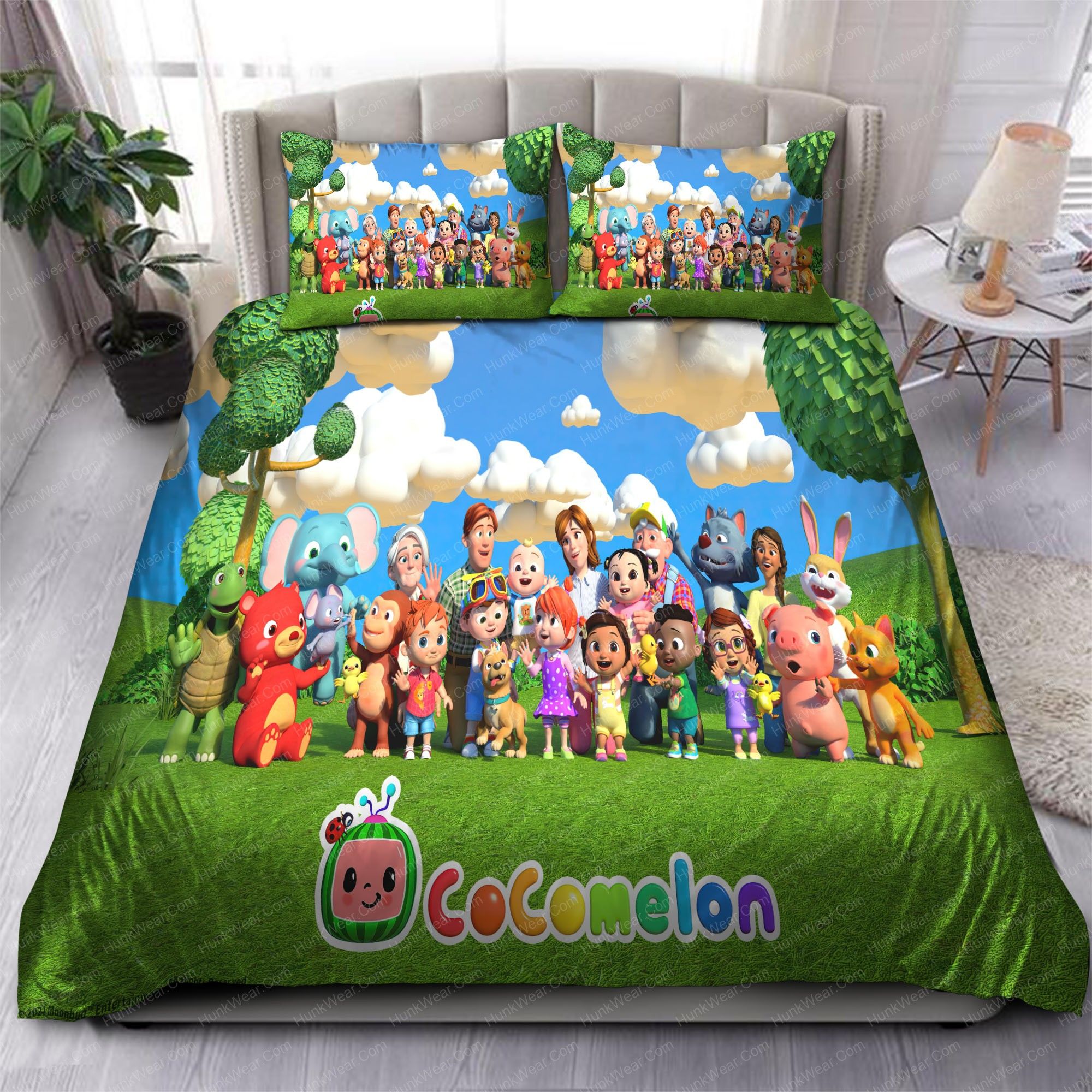 Cocomelon Family Bed Set Bedding Set Cocomelon Family Bed Set Bedding Set