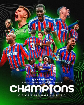 Crystal Palace UEFA Conference League Champions 2025 2026 Victory
