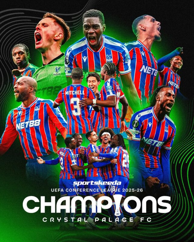 Crystal Palace UEFA Conference League Champions 2025 2026 Victory
