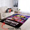 Customized Name Fortnite Rug Bedroom Area Rug