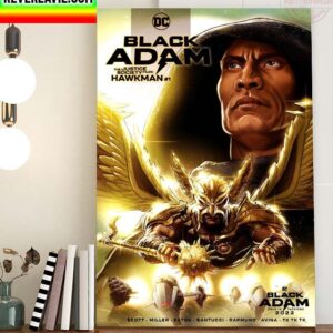 DC Comics Black Adam The Justice Society Secret Files Hawkman #1 Home Decor Poster Canvas