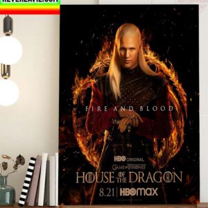 Daemon Targaryen House Of The Dragon Home Decor Poster Canvas