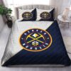 Detroit Pistons Logo In White And Red Background Bedding Set Detroit Pistons Logo In White And Red Background Bedding Set