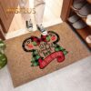 Disney Mickey Head on Red Background Doormat Disney Mickey Head on Red Background Doormat