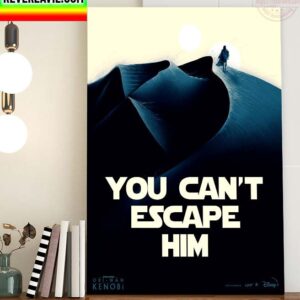 Disney+ Marvel Studio Star Wars Obi Wan Kenobi You Cant Escape Him Home Decor Poster Canvas