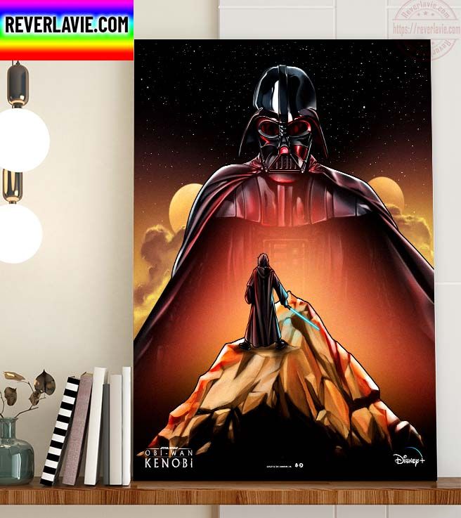 Disney+ Marvel Studio Star Wars Obi Wan Kenobi vs Darth Vader Home Decor Poster Canvas Disney+ Marvel Studio Star Wars Obi Wan Kenobi vs Darth Vader Home Decor Poster Canvas