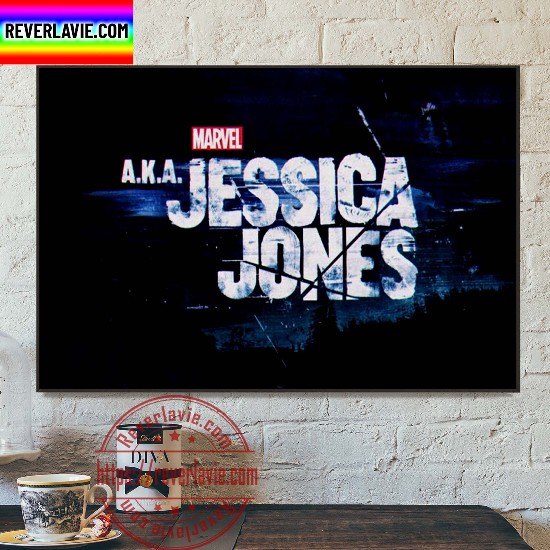 Disney+ Marvel Studios Jessica Jones Title Card To A.K.A Jessica Jones Home Decor Poster Canvas Disney+ Marvel Studios Jessica Jones Title Card To A.K.A Jessica Jones Home Decor Poster Canvas