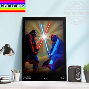 Disney+ Star Wars Obi Wan Kenobi Vs Darth Vader New Fan Art Home Decor Poster Canvas