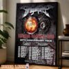 System Of A Down CDMX 2026 Pop-Up Shop Poster For Mexico City At At Estadio GNP Seguros On May 27-28 2026 Wall Art Home Decor