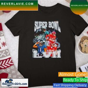 Eagles And Chiefs Super Bowl LVII T-Shirt