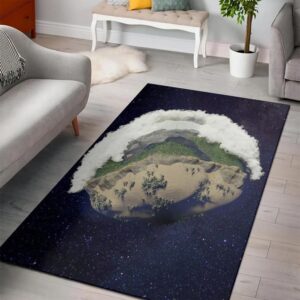 Earth Cube Minecraft Bedroom Area Rug Design