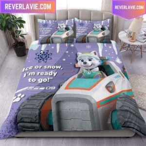 Everest Paw Patrol Purple Queen Bedding Set