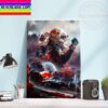 F1 Mercedes-AMG PETRONAS F1 Team British GP 1-3 July 2022 Lewis Hamilton Vs George Russell Home Decor Poster Canvas