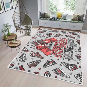 Foot Locker Sneaker Rug Home Decor