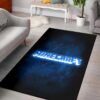 Gamer Zone Neon Minecraft Bedroom Area Rug Design