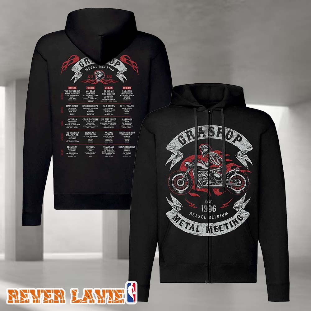 Graspop Metal Meeting 2026 Biker Unisex Zip Hood Graspop Metal Meeting 2026 Biker Unisex Zip Hood