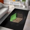 Green Cloud Minecraft Bedroom Area Rug Design Green Cloud Minecraft Bedroom Area Rug Design