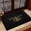 Gucci Logo with Web Backgroud Doormat