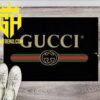 Gucci Gold Logo Red and Green Stripe Doormat Gucci Gold Logo Red and Green Stripe Doormat