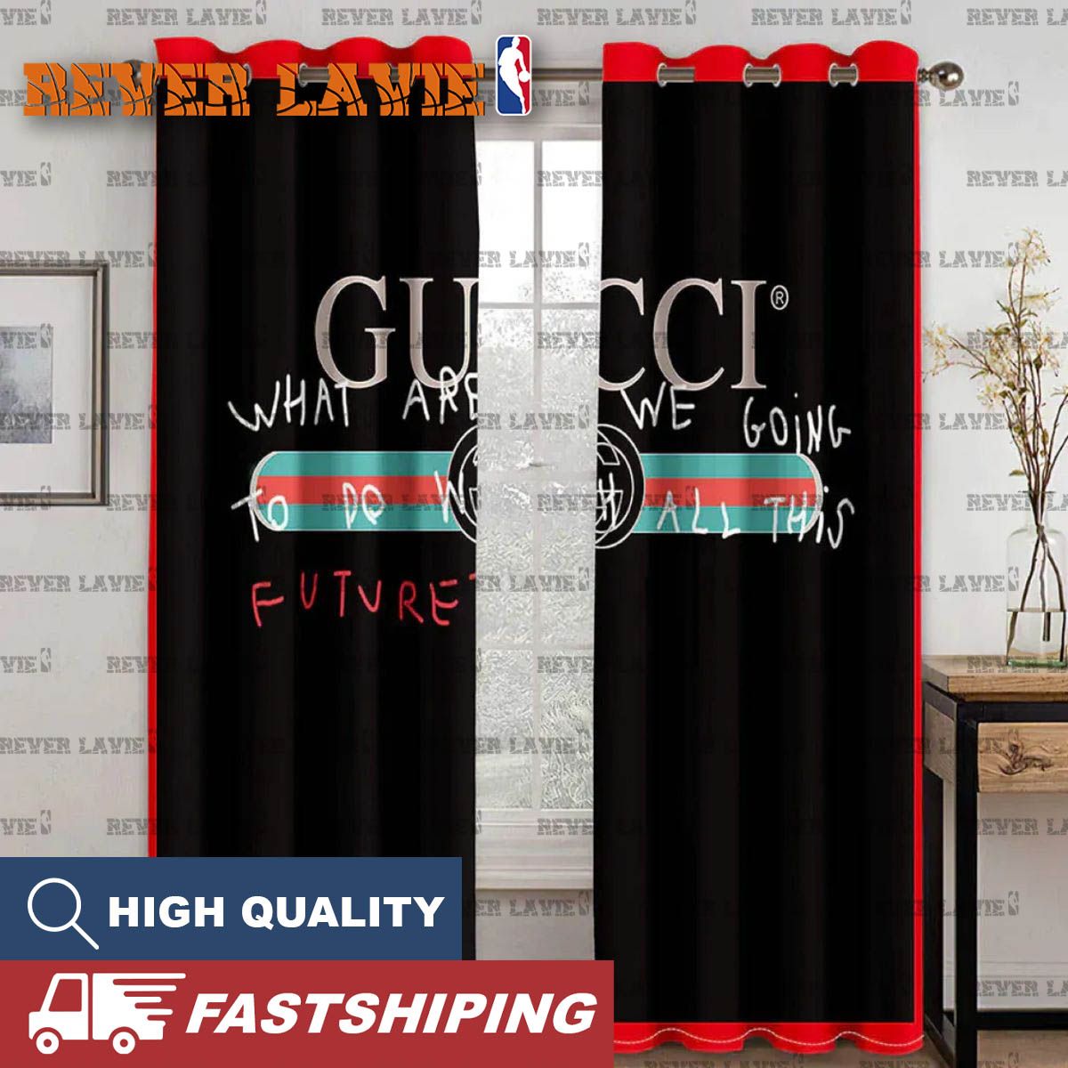 Gucci What Are We Going Luxury Window Curtain Curtain For Child Bedroom Living Room Home Deco... Gucci What Are We Going Luxury Window Curtain Curtain For Child Bedroom Living Room Home Deco...