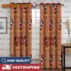 Best Gucci Mickey With Vintage Web In Black Background Window Curtain