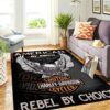 Harley Davidson Black Background Area Rug Carpet Harley Davidson Black Background Area Rug Carpet