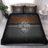 Harley Davidson Motorcycle American Eagel In Black Background Bedding Set Harley Davidson Motorcycle American Eagel In Black Background Bedding Set