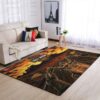 Harley Davidson Skull Area Rug Carpet Home Decor Harley Davidson Skull Area Rug Carpet Home Decor