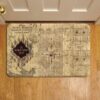 Harry Potter Marauders Map Hogwarts Harry Potter Step Mat Doormat Foot Door Rug Mat Doormat