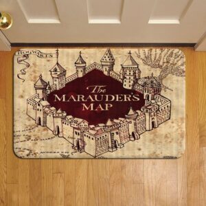 Harry Potter Marauders Map Hogwarts Harry Potter Step Mat Doormat Foot Door Rug Mat Doormat