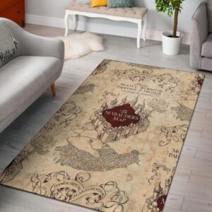 Harry Potter Marauders Map Rug Carpet