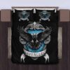 Harry Potter Hufflepuff House Logo In Black Background Bedding Set Twin