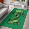 Harry Potter Slytherin Snake Pattern Area Rug Carpet Harry Potter Slytherin Snake Pattern Area Rug Carpet