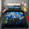Harry Potter Slytherin House Logo In Black Background Bedding Set Twin Harry Potter Slytherin House Logo In Black Background Bedding Set Twin