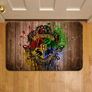Harry PotterHogwarts Crest Harry Potter Doormat Foot Rug Door Mat Steps Doormat