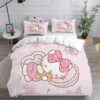 Hello Kitty Emotions Pattern Bedding Set Twin Hello Kitty Emotions Pattern Bedding Set Twin