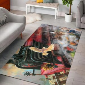 Hogwarts Express Harry Potter Area Rug Home Decor