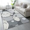 Holiday Grey Kaws Sneaker Rug Home Decor