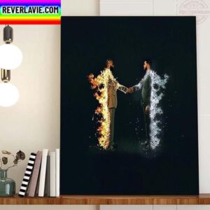 Jaylen Brown And Jayson Tatum Fire And Ice Of Boston Celtics Home Decor Poster Canvas