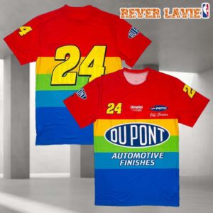 Jeff Gordon Rainbow Warrior #24 Hendrick Motorsports NASCAR Racing Crew Tee