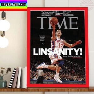 Jeremy Lin On The Cover Of Time Magazine The Linsanity Home Decor Poster Canvas